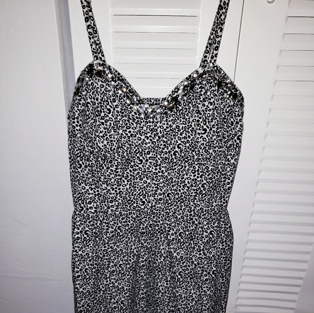 American Rag Cheetah Bling Dress